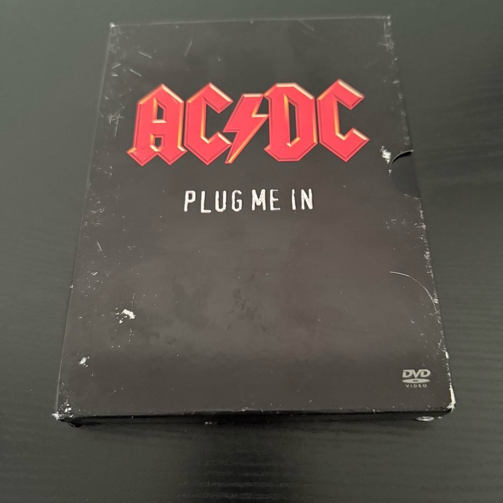 AC/DC Plug Me In DVD 2 Disc Set with insert